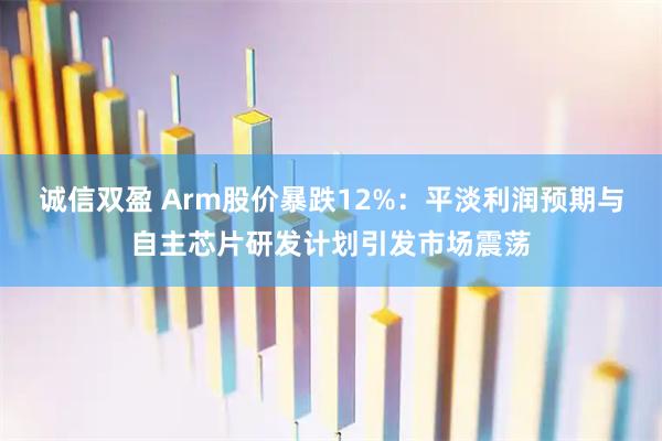 诚信双盈 Arm股价暴跌12%：平淡利润预期与自主芯片研发计划引发市场震荡
