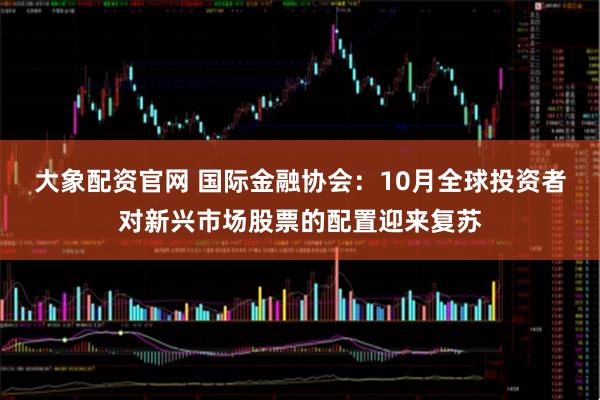 大象配资官网 国际金融协会：10月全球投资者对新兴市场股票的配置迎来复苏